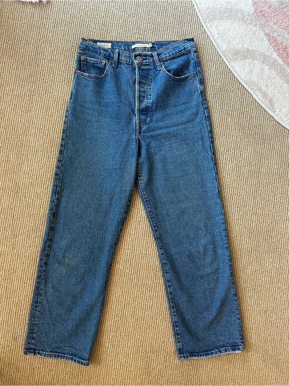 Levi's Women's Straight-Leg Jeans in Blue Denim